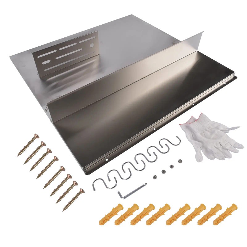 29.5 X 29.5 Inch Stainless Steel Range Hood Wall Shield