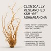 Zenutra Ashwagandha KSM-66® 600mg High Strength Root Extract | Stress,