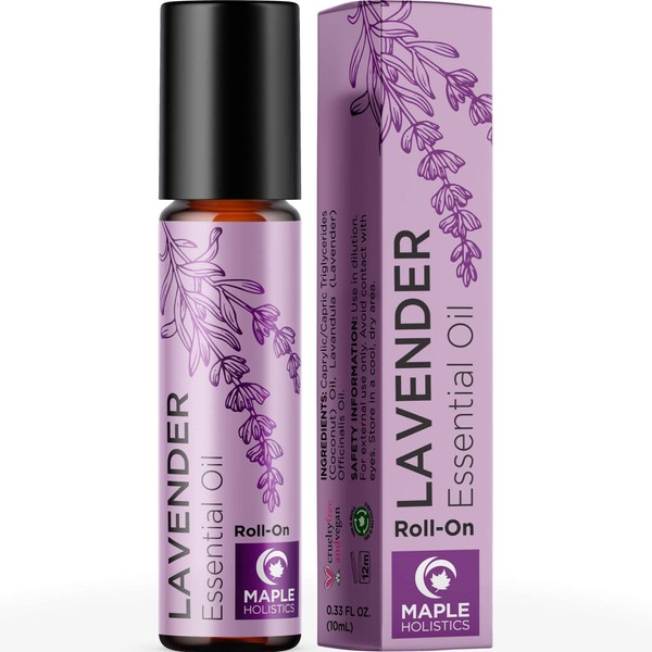 Lavender Essential Oil Roll On - Calming Pure Aromatherapy Oil