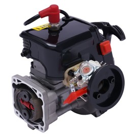 SNKOURIN 32cc 2 Stroke Motor Engine, 4 Bolts Air Cooled Engine Gasoline Engine, Gas Powered Motor Car Motor Gas Engine for 1/5 Redcat Hpi ROVAN KM Baja 5b 5sc Car Parts