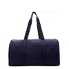 NGIL Quilted Large Duffle Bag (Solid Navy Blue)
