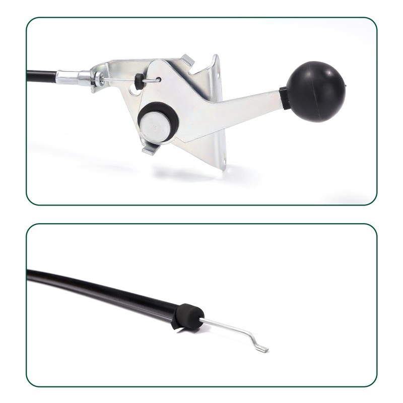 Throttle Control Cable Compatible/Replacement 055-8020-00, 055802000, 53" Lawn Mower Throttle
