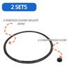 09924 Pressure Canner Sealing Ring with Overpressure Plug（ 2 Pack）