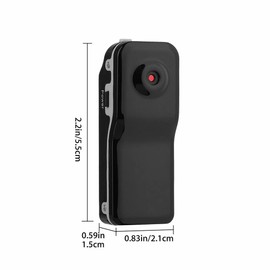 KIMISS Videokamera, Mini DV Camcorder DVR Videokamera Webcam HD Cam Sport Helm Fahrrad Motorrad Kamera Video