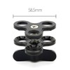 CS PRIORITY Triple Ball Clamp 3 Holes Underwater Arm Diving