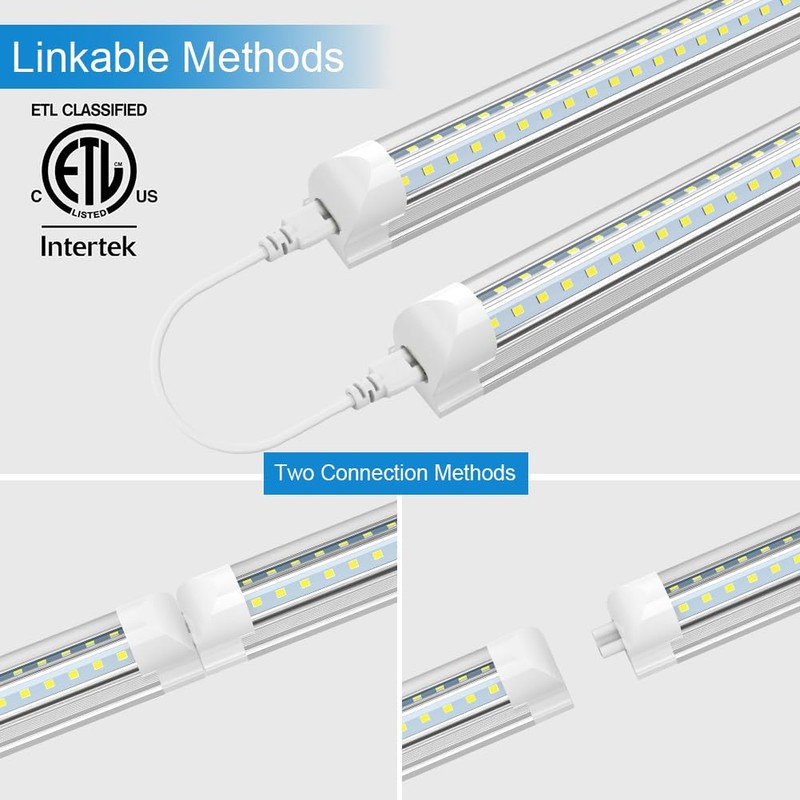 SHOPLED LED Shop Light 5FT, 50W 6500LM 6000K Cool White,