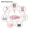 Rainfordhoma Clothes Drying Rack with 32 Clips, Foldable Hanging Rack,