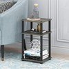 Furinno Just 3-Tier Turn-N-Tube End Table / Side Table /