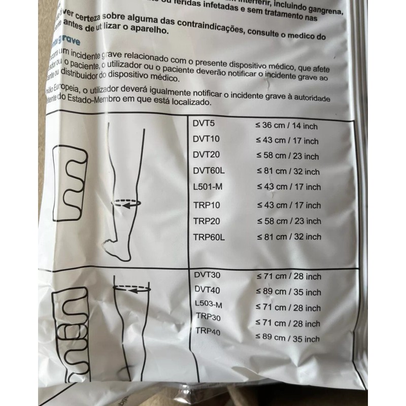 Arjo (2 Pairs) Stryker Arjo Huntleigh Flowtron DVT Calf Garment