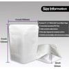 YINGZON 100 Pack Soft-Touch Mylar Bags, 5 x 4 inchs