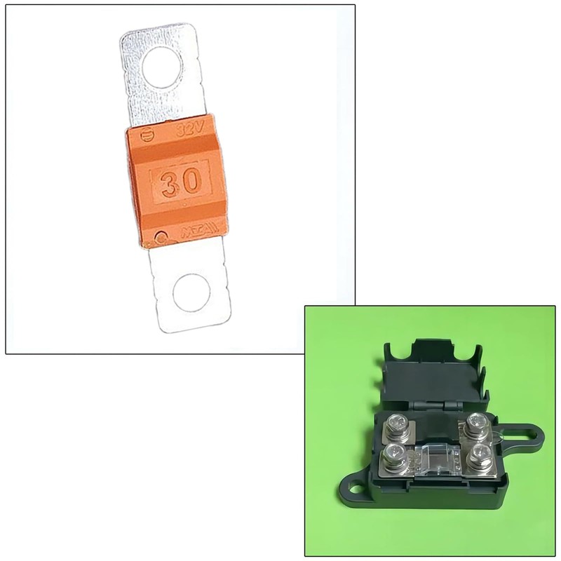 10Pcs 30A High Current Link Fuses Replacement Compatible with Midi