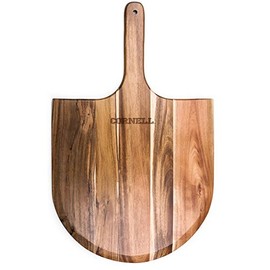 Toscana - A Picnic Time Brand Pizza Peel Paddle Serving Trays & Platters, One Size, Acacia Wood