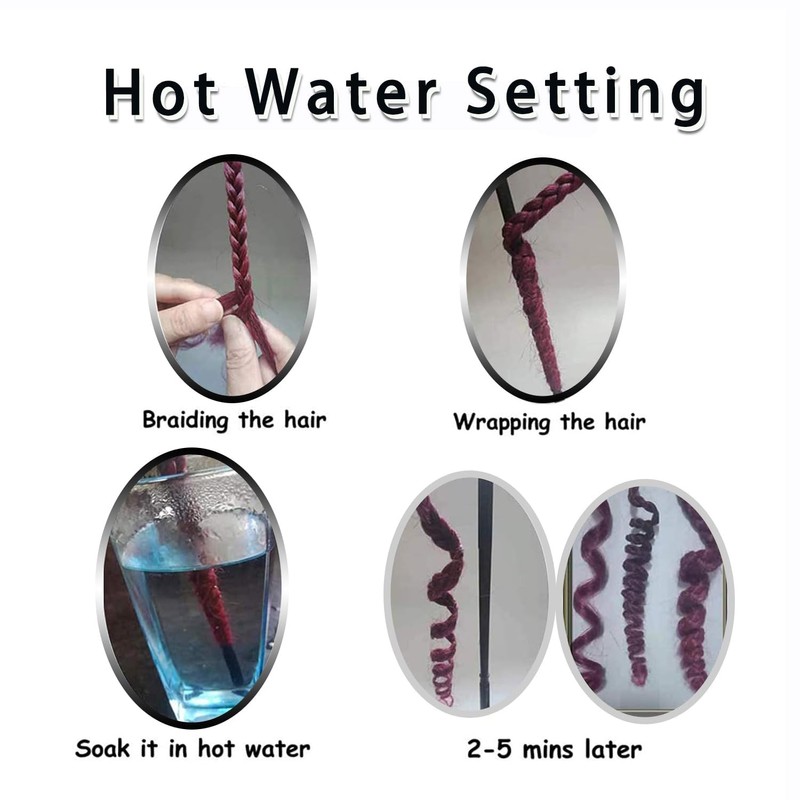 Roeula T1B/900 Pre Stretched Braiding Hair 20 Inch 8 Packs