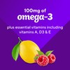 Vitafusion Omega-3 Gummy Vitamins, Berry Lemonade Flavored, Heart Health Vitamins(1)