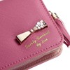 Fair Fairy 151124 Women's Bifold PU Leather Mini Wallet Ribbon
