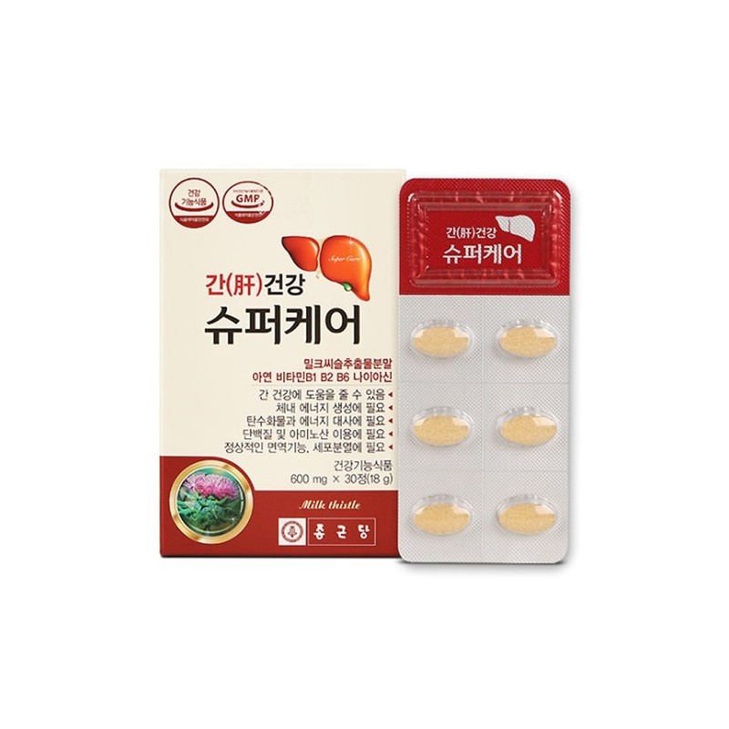 Chong Kun Dang Liver Health Food Milk Thistle Silymarin Approximately