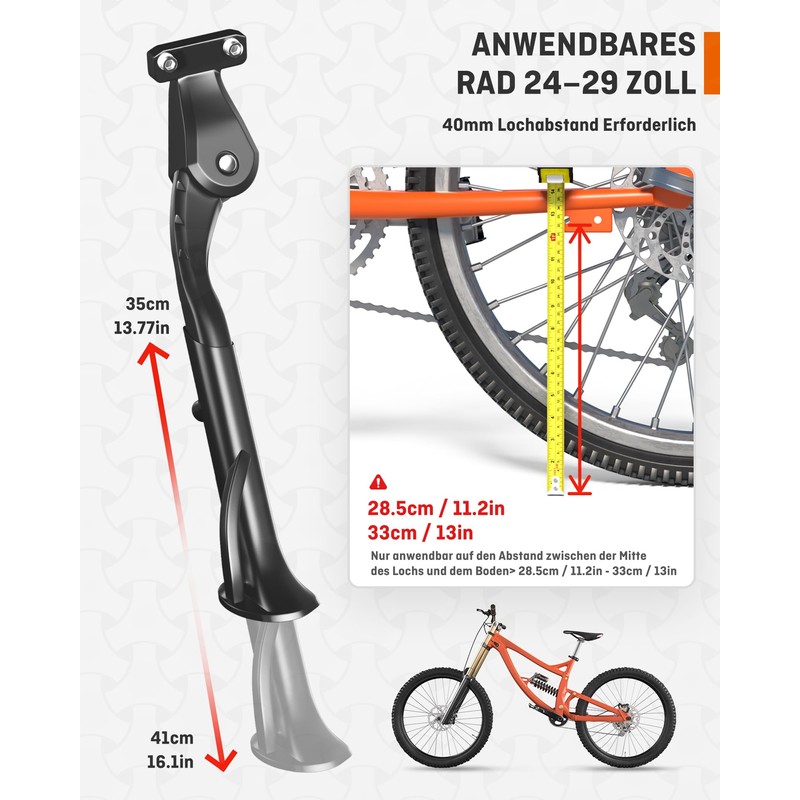 HENMI Pro+ Bicycle Stand 24-29 Inch Bicycle Stand with 2