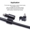 MiOYOOW 6Pcs Bicycle Cable Guide, Brake Cable Housing Holder Aluminum