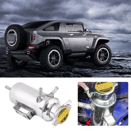 Ejoyous Expansion Tank Coolant Coolant Tank, 350 ml Aluminium Car SUV Overflow Collection Tank Coolant Expansion Tank Oil Tank Cooling Container Bottle Container