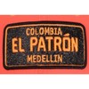 El Patron Unisex Neon Orange Rhinestone Black Medellin Colombia Baseball