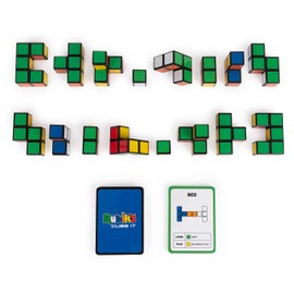 Rubik's Cube It Rompecabezas en Forma de Cubo 3D para 2 Jugadores Juego de Mesa de secuencias para aliviar el estrés para Jugar en casa o de Viaje un Regalo idóneo para niños y Adultos a Partir de 7