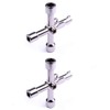 2pcs 4 in 1 Alloy Triangle/square 4 Way Service Utility