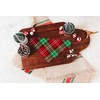 Christmas Plaid Over the Collar Dog Bandana That Slips onto