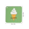 6Pcs Silicone Trivet Mats Cartoon Style Anti Slip Flexible Hanging