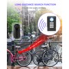 KINOEE Bicycle Alarm, Anti-Theft Burglar Wireless Alarm with Remote Control