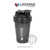 Lifespan Fitness Shaker Bottle, 500 ml Capacity, Black