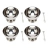 Reusable Stainless Steel Dessert Cups Set for Ice Cream Sundae,
