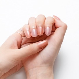 BEAUTYAVENUE Real Gel Nail Stickers, Color: Beige One Color 2 Way