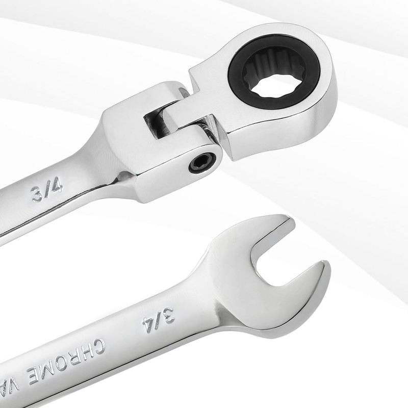 B4B BANG 4 BUCK 3/4 Wrench, Flex-Head Ratcheting Combination Wrench