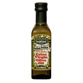 Mantova Italian Golden Extra Virgin Olive Oil - 3.4 oz Bottles (Pack of 24)