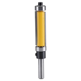 Wytino Broca de fresado de Corte al RAS, Broca de fresado Recta con cojinete Superior e Inferior Herramienta de Corte para Trabajar la con vástago de 1-1/2"H * 1/4"