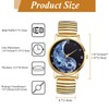 JewelryWe Pair of Watches Analogue Quartz Partner Friendship Wristwatch Elastic