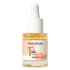 HelloBody TAN Self Tan Drops - Natural Tanning Result Without Stains - Tanning Drops for a Gentle and Even Tan - High Quality and Long-Lasting Face Tan