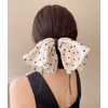Rannyrena Large Chiffon Silk Hair Bow for Women Mesh Big
