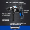 Hammerhead 7.5-Amp 1/2 Inch Variable Speed Hammer Drill with 6pcs