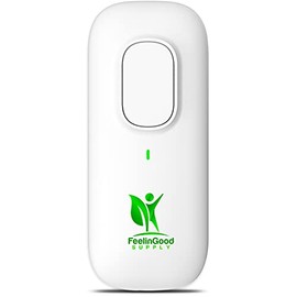 FeelionGood Negative Ion Generator, Home Plug In Air Purifier, Highest Output Deodorizer, Filterless Mobile Ionizer Removes Odor, Smoke, Pollutants, And More