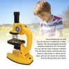 Kids Beginner Microscope Science Kit Portable 200X‑1200X Microscope Kit for