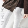 Coziwill Toddler Stockings - Seamless Soft Cotton Cable Knit Baby