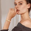 Gold Bracelet Women's Dupe Bangle Bracelets Dupes Gold Bracelets Waterproof