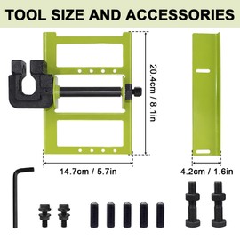 Zihvfzu Vertical Portable Chainsaw Wood Cutting Tool, Lumber Cutting Guide for Cutting Wooden Boards and Wood in Sawmill Factories