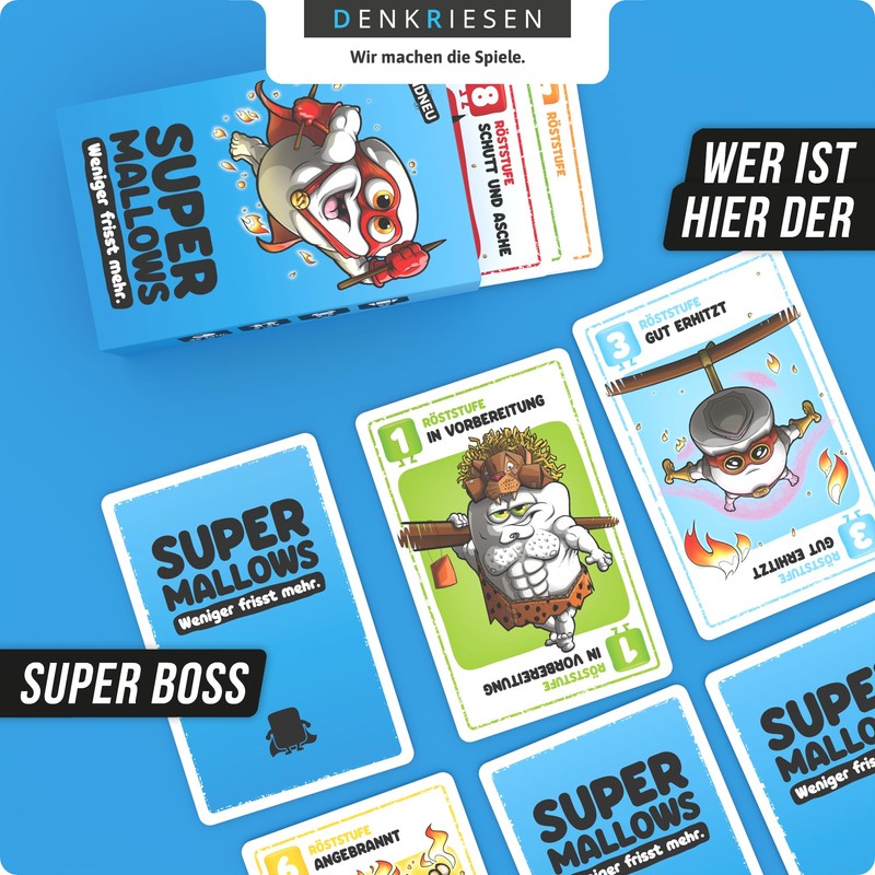 DENKRIESEN Supermallows® - Less Eats More. Card Game | Ages