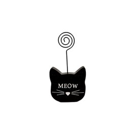 Hanna Roberts Cat Picture Holder, Meow with Whiskers, 5" x 2.5"