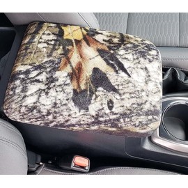 Car Console Covers Plus Custom Fits Chevy Equinox 2010-2017 Fleece Center Armrest Cover for Center Console Lid Made in USA Mossy