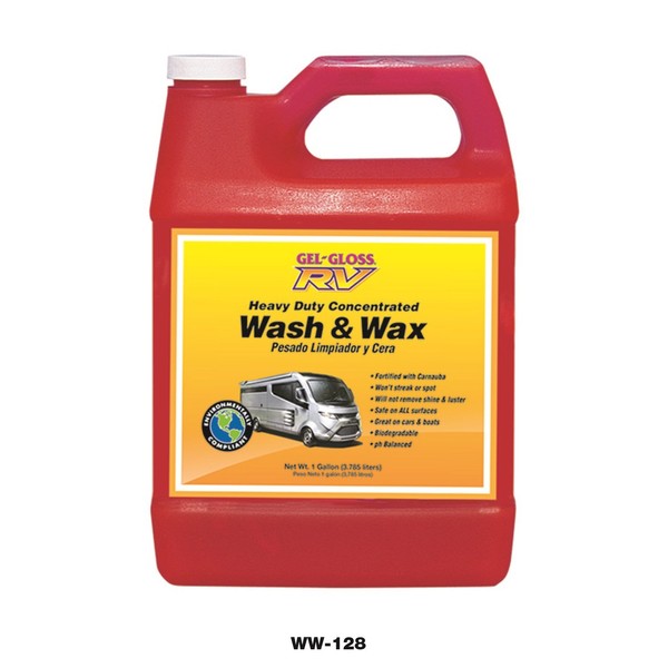 Gel-Gloss RV Wash and Wax - 128 oz. - WW-128(Packaging