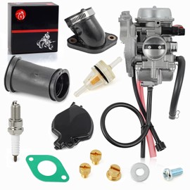 MOTO1988 Carburetor Carb & Intake Manifold For Arctic Cat 250 2002-2005 For Arctic Cat 300 2001-2005 Carb 0470-448 0470-387