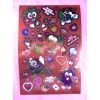 Scentos Valentine's Day Conversation Hearts & Fruit Scented Metallic Stickers